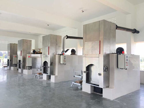 Gas Cremation Furnaces - Color: Silver
