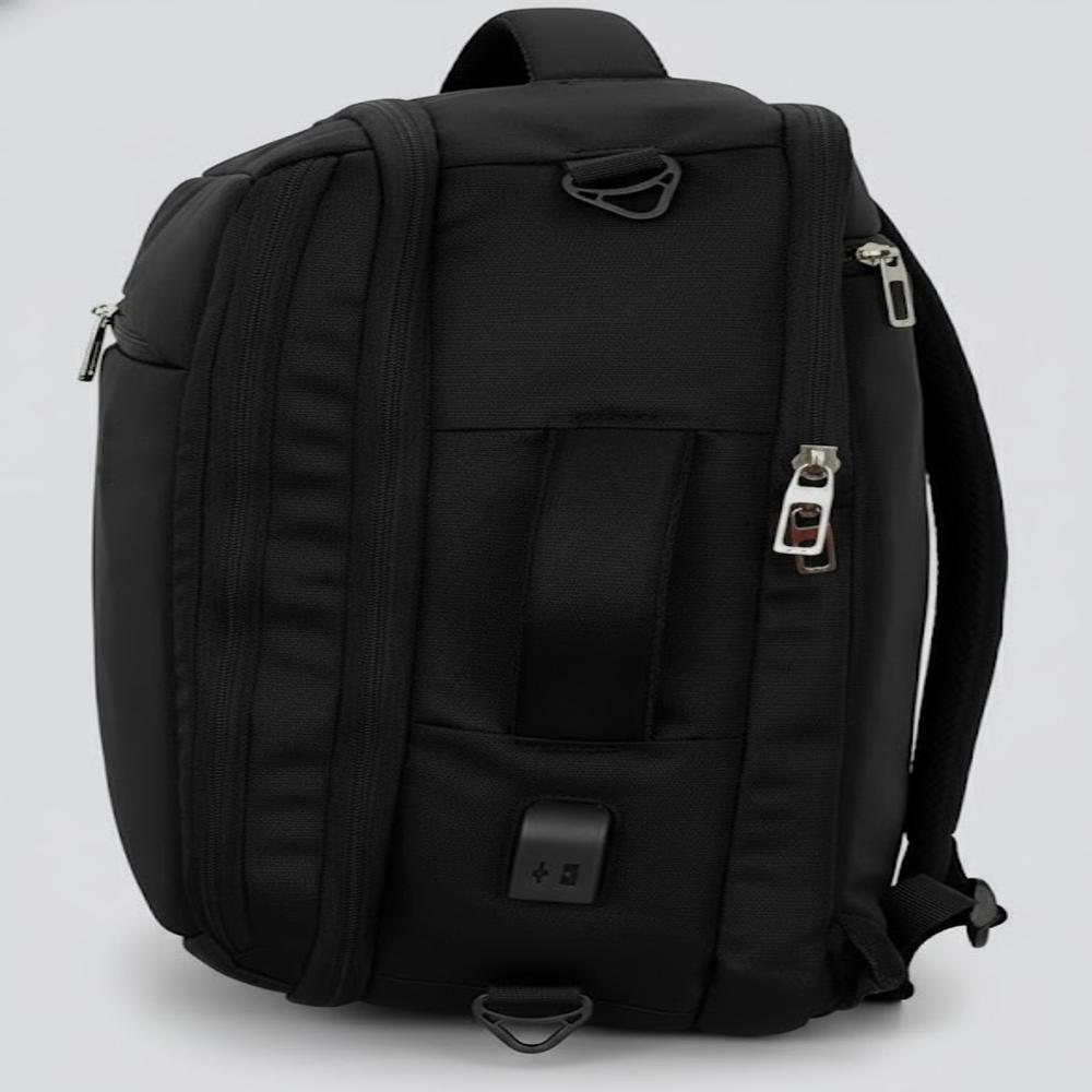 Hd08 Polyester Business Backpack - Color: Black