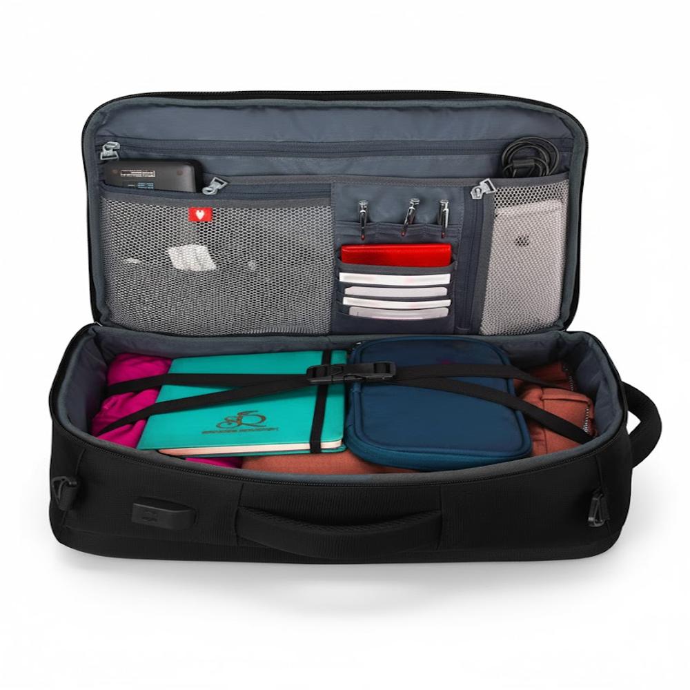 Hd08 Polyester Business Backpack - Color: Black