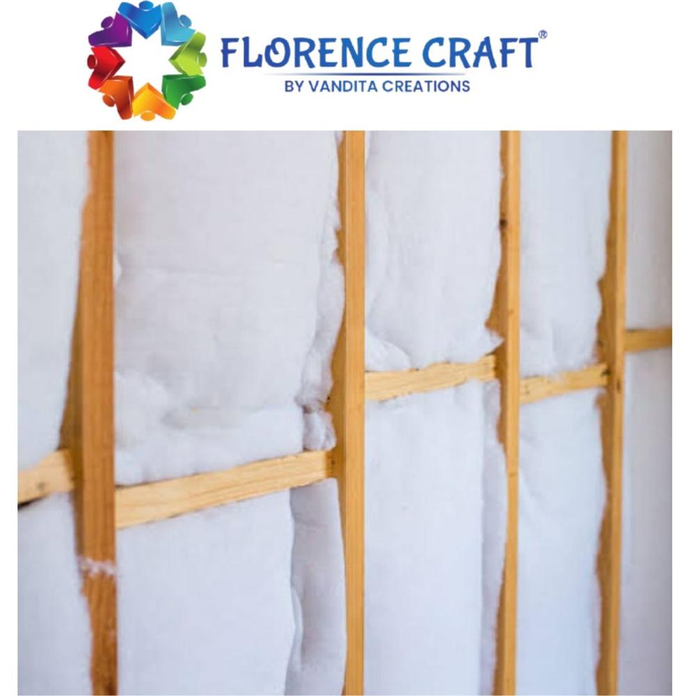 High Loft Insulation Material - Color: White
