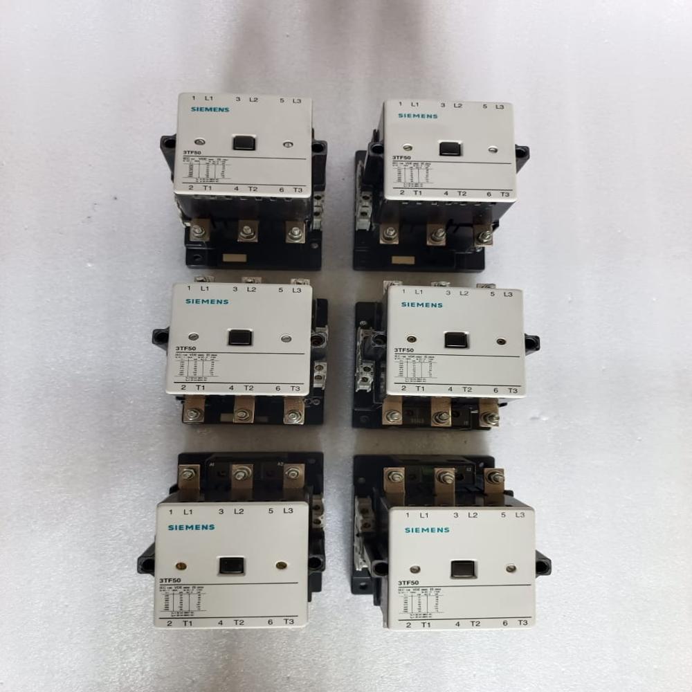 Siemens 3Tf 50 Contactor Siemens 3Tf 50 Power Contactor 110Amp 22Ovac - Application: Indastrial Marin