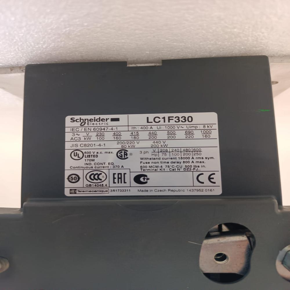 Schneider Lc1f330 Contactor - Application: Indastrial Marin