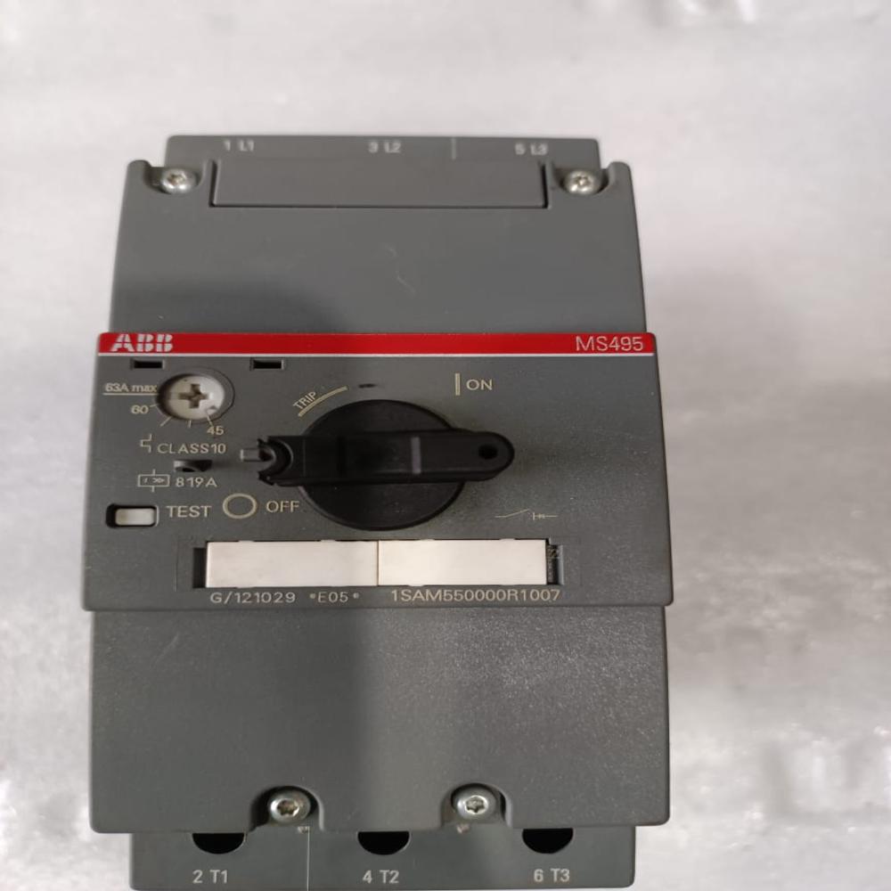 Abb Ms 495-63 Manual Motor Starter Range 45 To 63 Mpcb 1Sam550000R1007 Mpcb - Frequency: 50/60 Hertz (Hz)