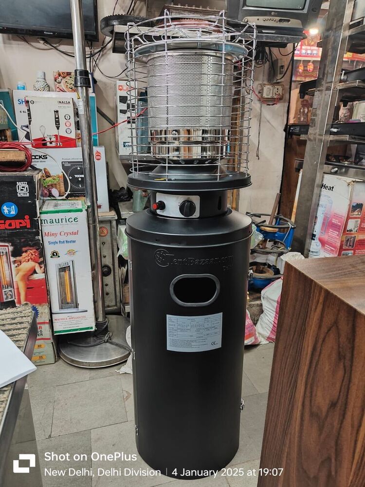 Silver Electric Heater