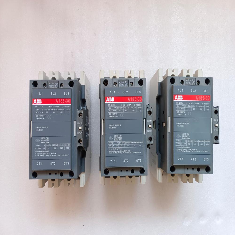 Abb A185-30 Contactor Abb 185amp Power Contactor Coil Voltage 220vac - Frequency: 50/60 Hertz (hz)