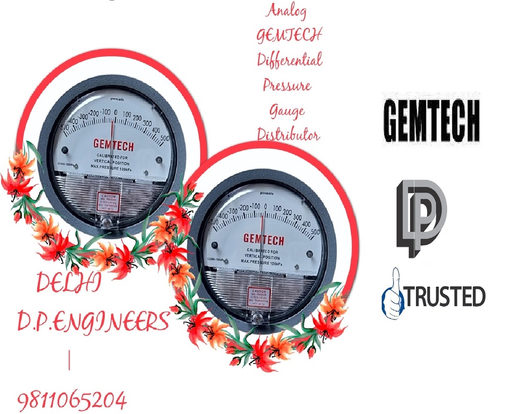 GEMTECH_Differential Pressure Gauge Distributor For Siliguri West Bengal