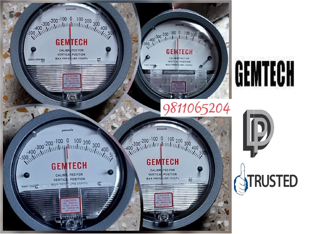 GEMTECH_Differential Pressure Gauge Distributor For Siliguri West Bengal
