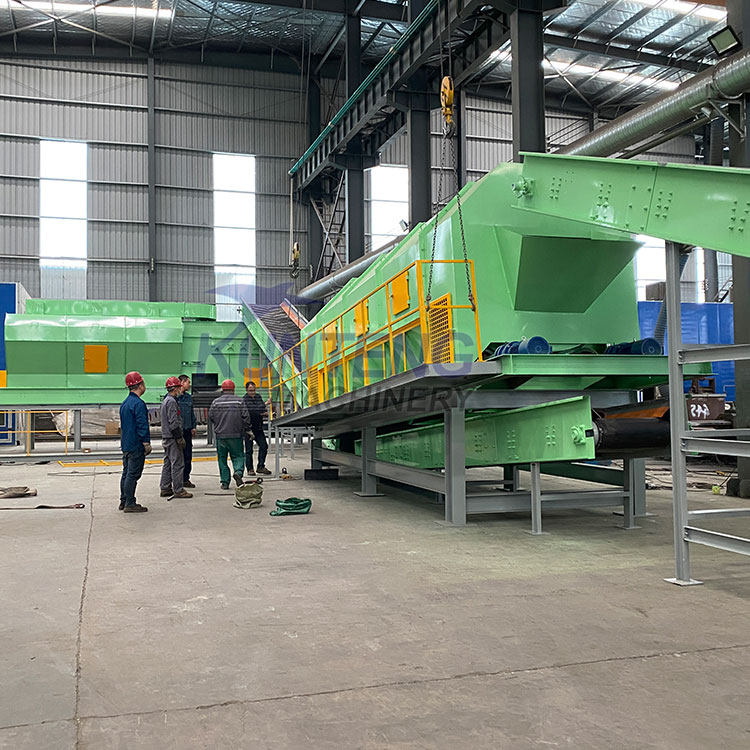 Automatic Sorting Waste Machine Construction Line Plastic Waste Sorting Equipment Trommel Screen Home Garbage Recycling Line - Output: 8 Ton/hr