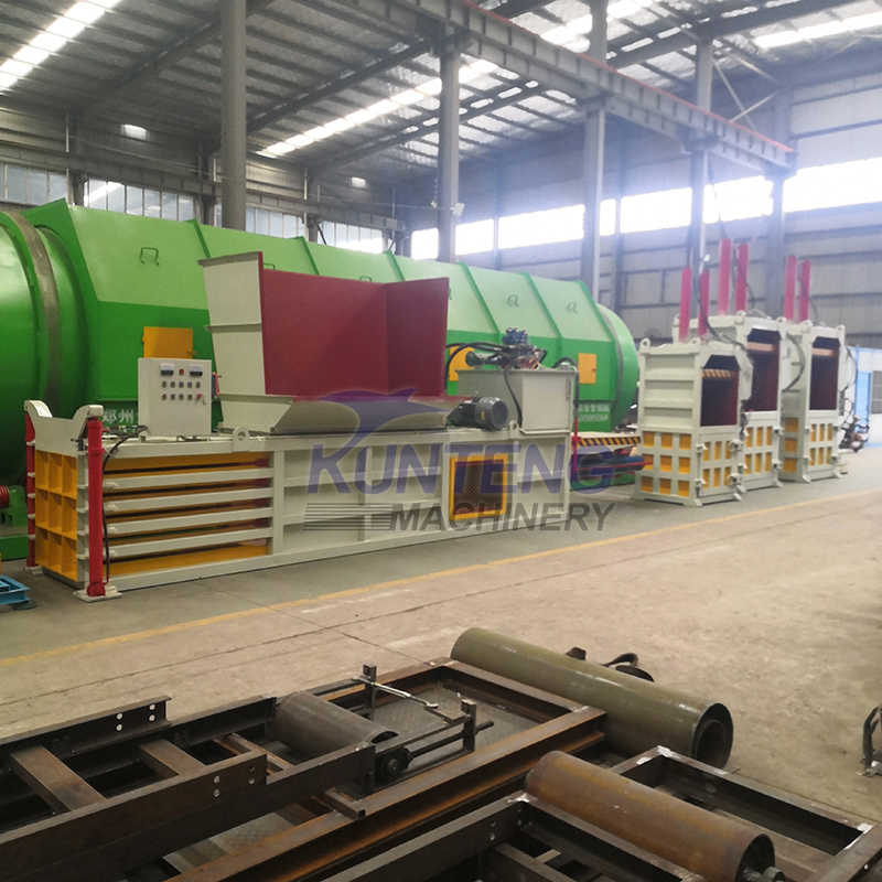 Waste Compression Equipment Waste Plastic Baler Machine