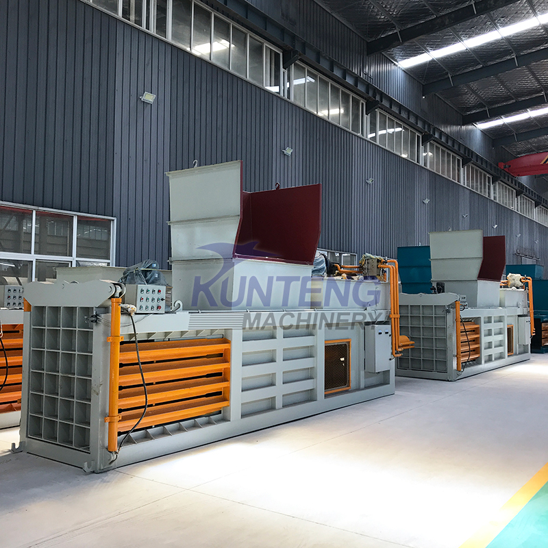 Waste Compression Equipment Waste Plastic Baler Machine - Capacity: 5 T ...