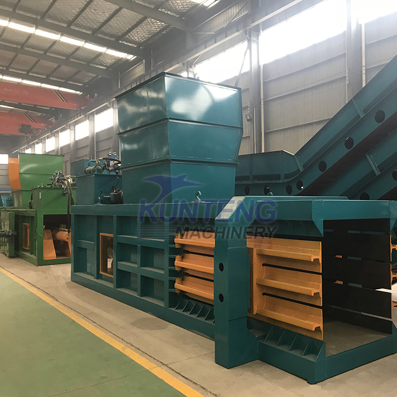 Waste Compression Equipment Waste Plastic Baler Machine - Capacity: 5 T ...