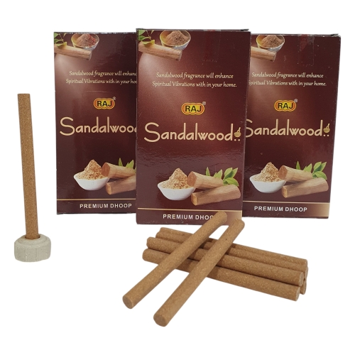 Four in one Dhoop,Rose, Jasmine, Sandalwood & Lavender