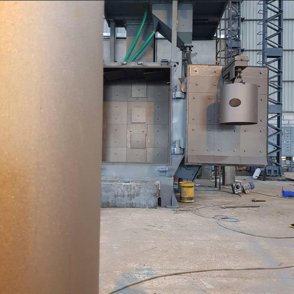 Hanger Type Airless Shot Blasting Machine - Feature: High Efficiency