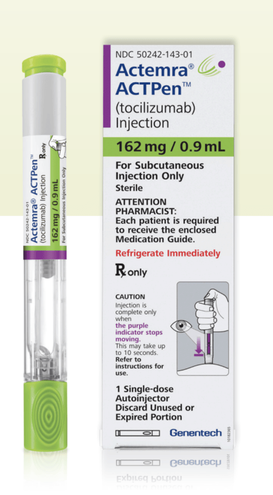 Tocilizumab Injection Actemra 162 mg-0.9 ml