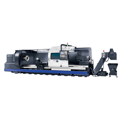 Cnc Flat Bed Lathe Machine - Color: Multicolor Paint Coated