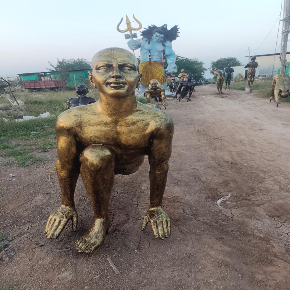 Fiber Surynamaskar Statue - Color: One Tone