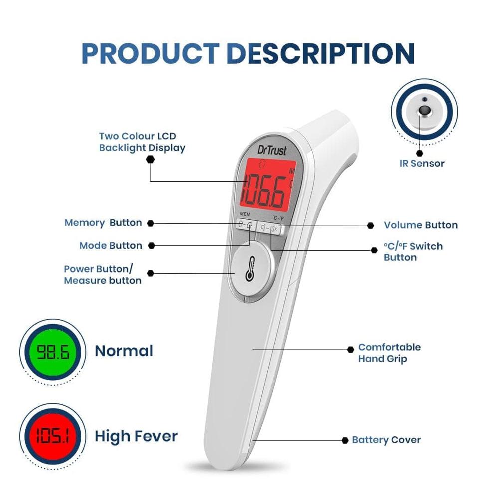 DR TRUST NON-CONTACT INFRARED  THERMOMETER
