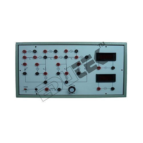 VERIFICATION OF KCL & KVL WITH ALUMINUM PANEL & DIGITAL PANEL METERS
