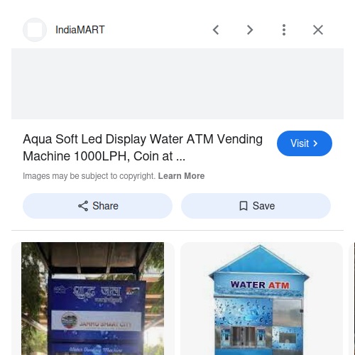 Water ATM Machine