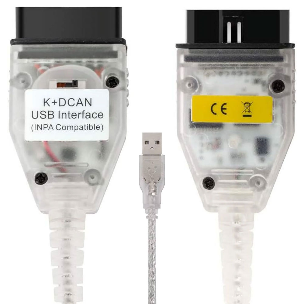 K+dcan Usb Interface - Color: Black With Red And Blue Accents For Easy Identification.