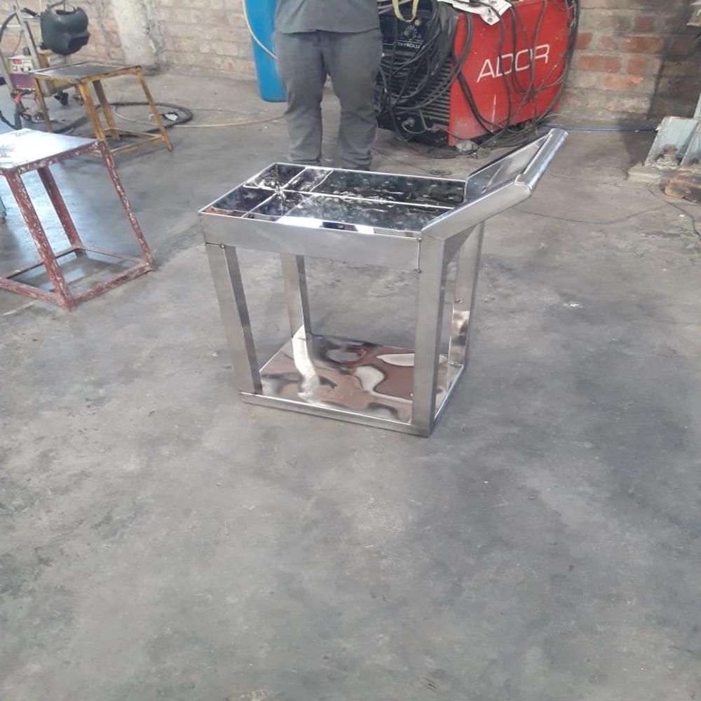 Stainless Steel Hospital Trolley