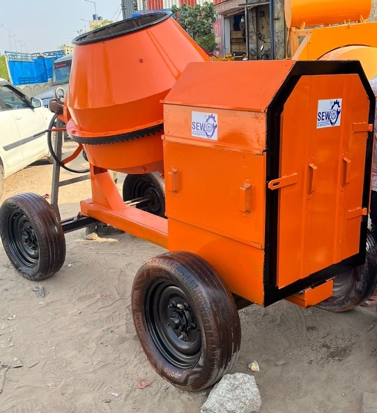 concrete mixer machine engine