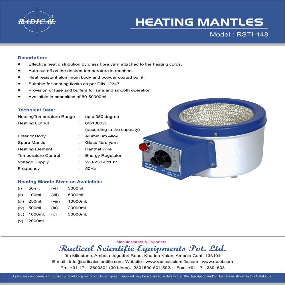 Heating Mantle Rsti-148 - Automation Grade: No