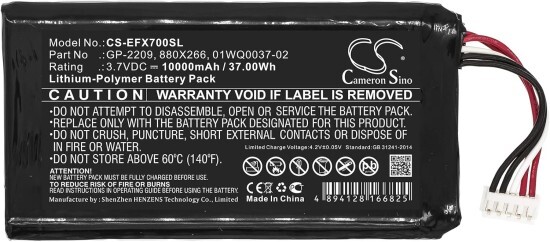 BATTERY PACK EXFO MAX 700 SERIES