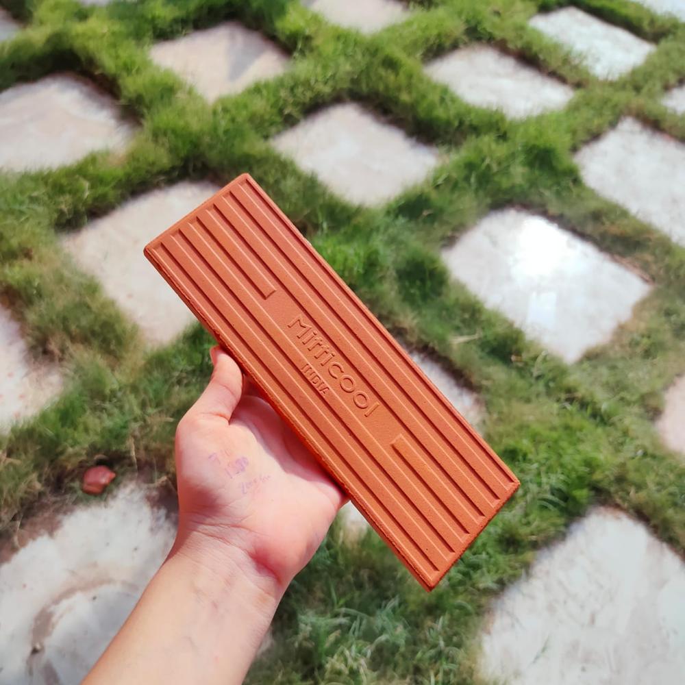 Clay Cladding Wooden Tiles - Color: Red
