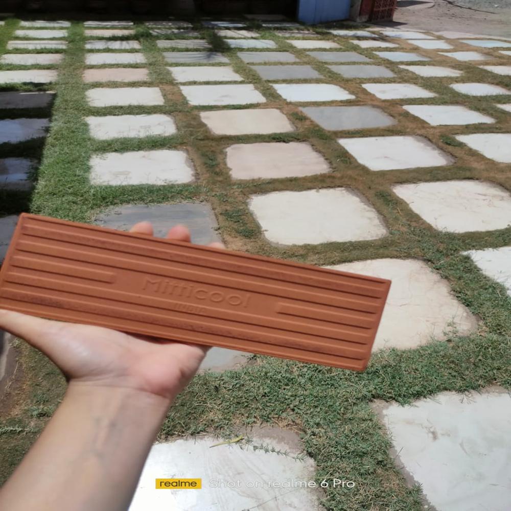 Clay Cladding Edge Tiles - Color: Red