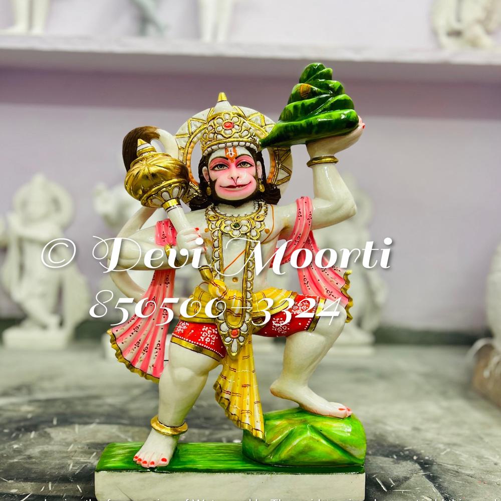 Exclusive Marble Veer Hanuman statue
