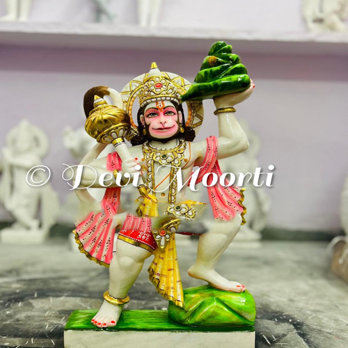 Exclusive Marble Veer Hanuman statue