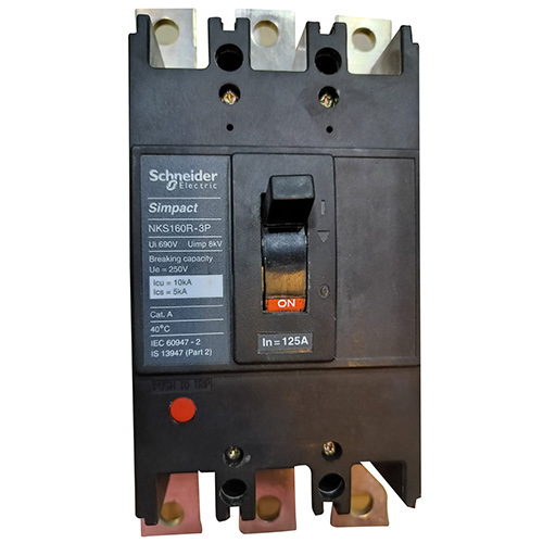Nks160R - 3P Moulded Case Circuit Breaker - Color: Black