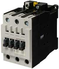Siemens 3tf3500-0ap0 230v Three Pole 38 A Electrical Contactor - Color: Black