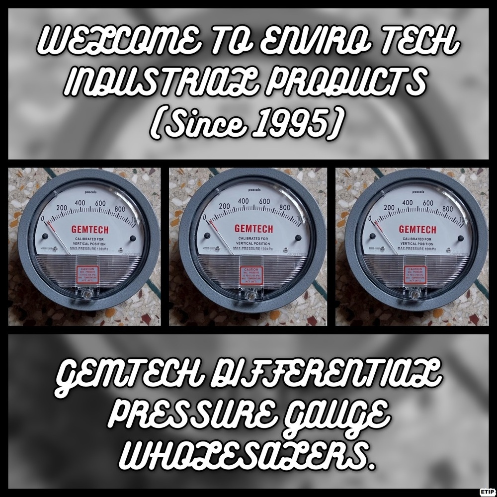 GEMTECH Differential Pressure Gauge Distributor For Shivpuri Madhya Pradesh