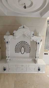 Designer White Marble Home Temple