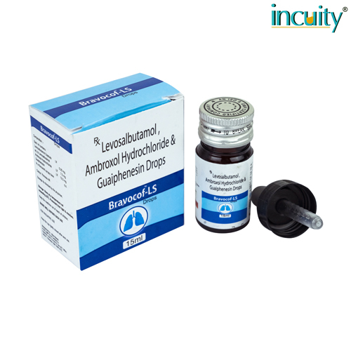 Ambroxol Hydrochloride, Levosalbutamol And Guaiphenesin Drops - Recommended For: Used To Treat Individuals With Mucus-Producing Cough