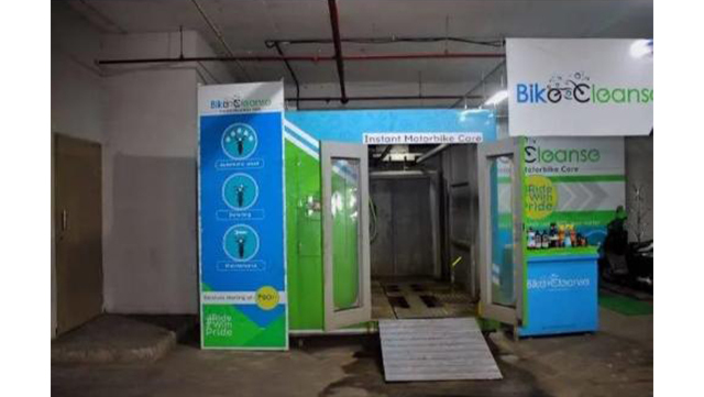 Box Type Automatic Bike Wash Machine