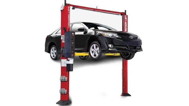 Hydraulic Two Post Car Lift - Color: Red