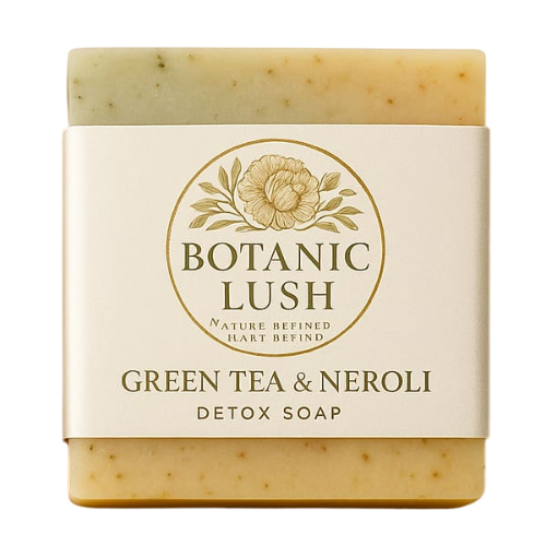 Green Tea And Neroli Detox Soap - Color: Yellow
