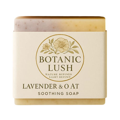 Lavender And Oat Soothing Soap - Color: Yellow