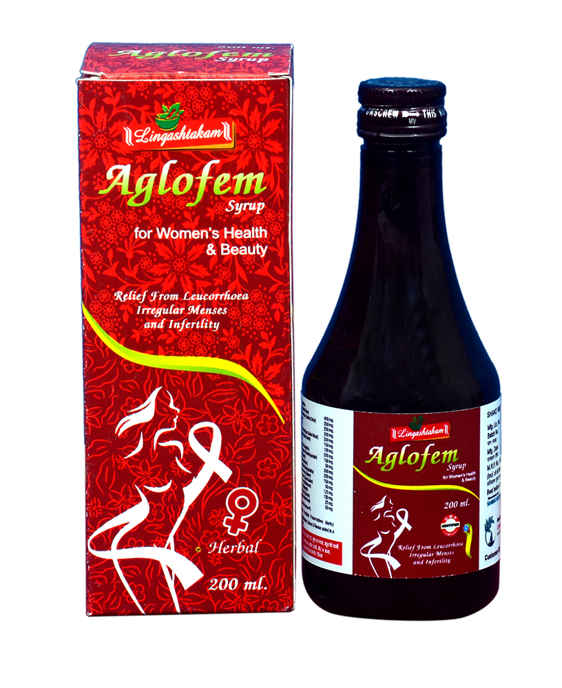 200ml Aglofem Syrup - Age Group: For Adults
