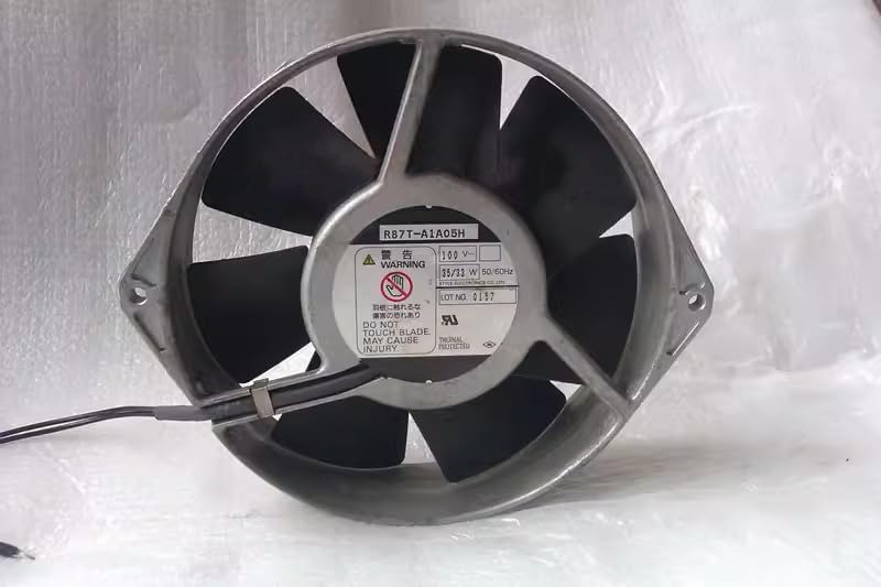OMRON R87T-A1A05H 100V AC 35/33W 17238mm 2-Wire All-Metal high Temperature METAL Axial Cooling Fan