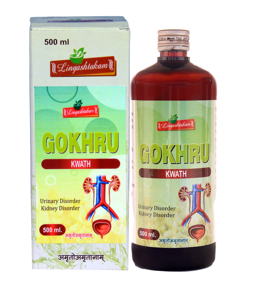 500Ml Gokhrun Kwath Syrup - Age Group: For Adults