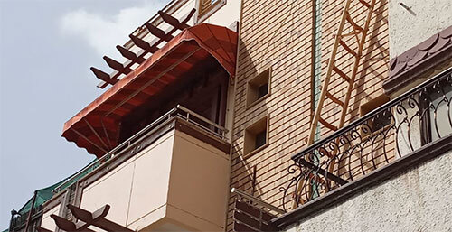 Canvas Window Awning - Color: Multiple