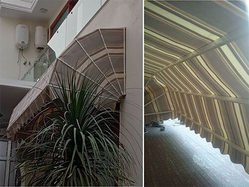 Commercial Window Awning - Color: Multiple