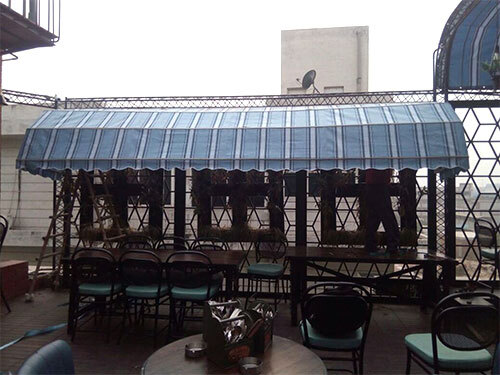 Residential Window Awning - Color: Multicolor