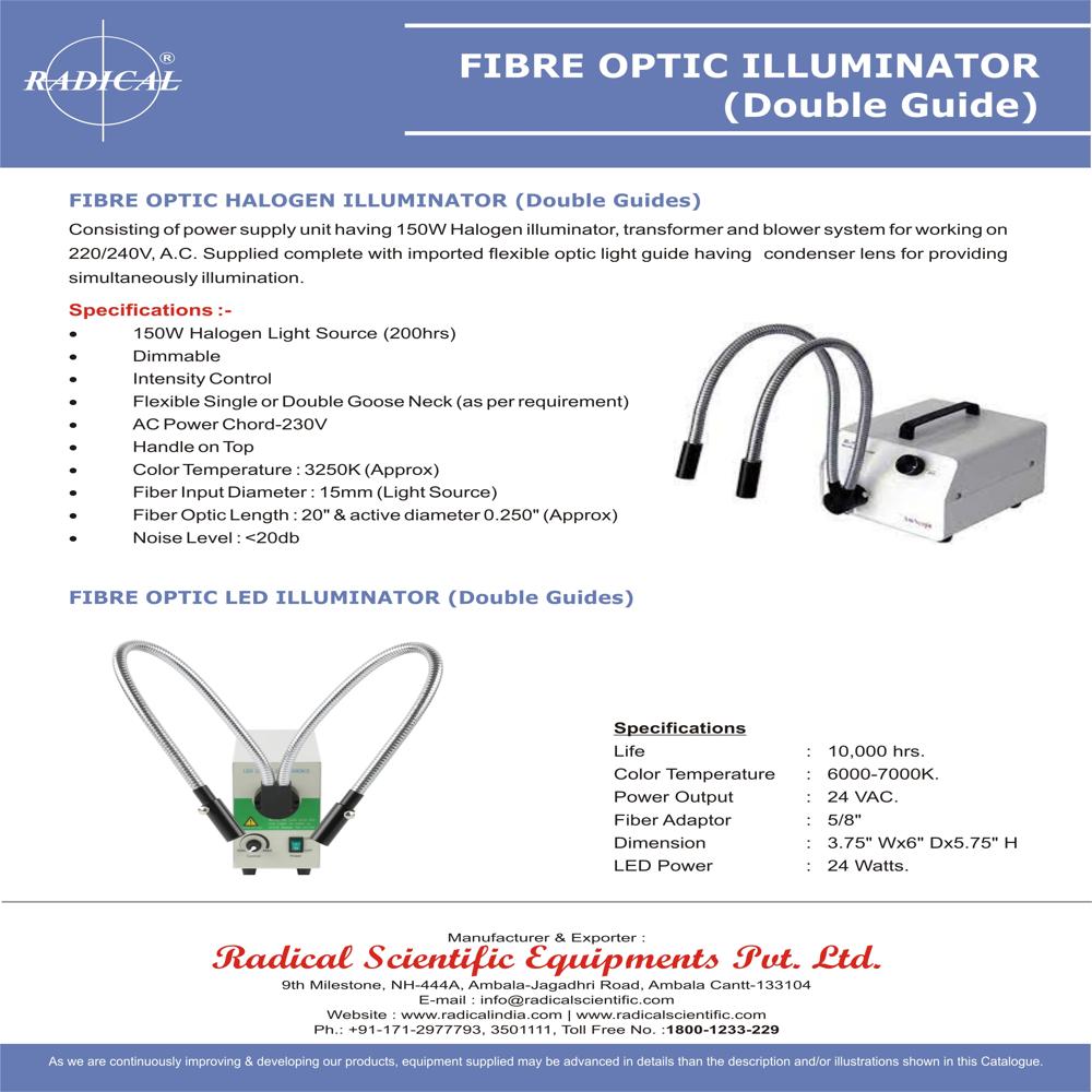 Fibre Optic Illuminator Fi-1 - Application: Study Of Rock And Minerals