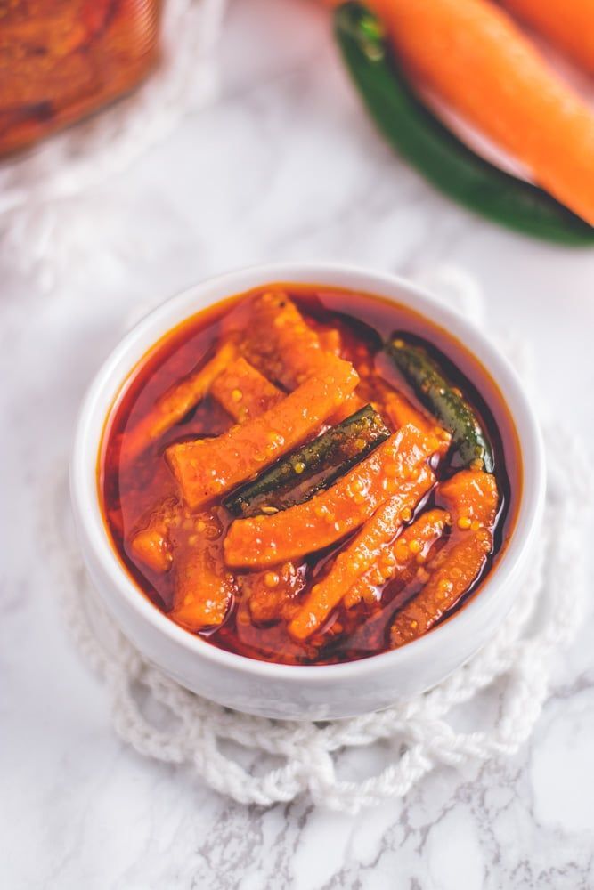 Carrot Pickles - Additives: Not Added