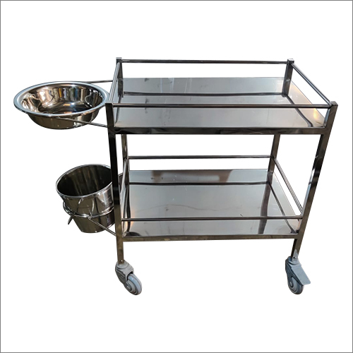 Dressing Trolley With Bowl Bucket - Feature: Durable
